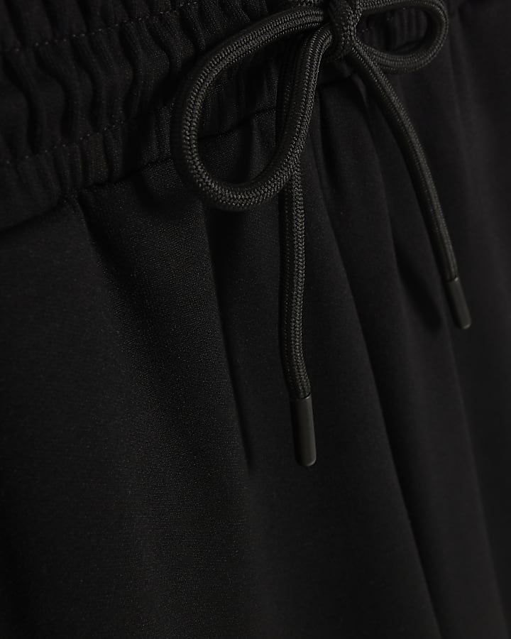 Black Premium Wide Leg Joggers