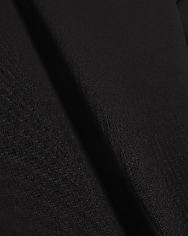 Black Premium Short Sleeve Boxy T-shirt