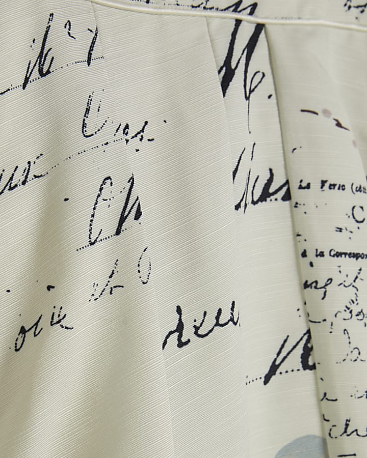 White Full Pintuck Midi Skirt