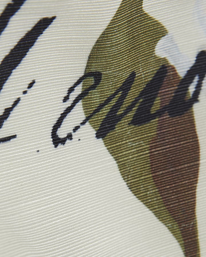 White Cropped Square Neck Bralette