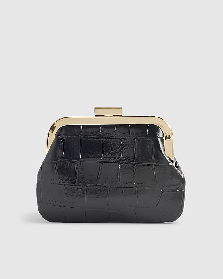 Black Metal Frame Coin Purse