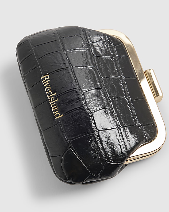 Black Metal Frame Coin Purse