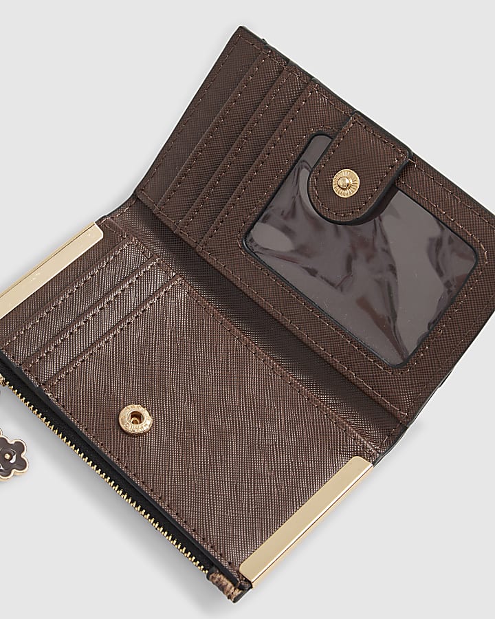 Brown Leopard Print Mini Purse