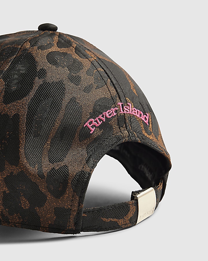 Brown Leopard Jaquard Cap