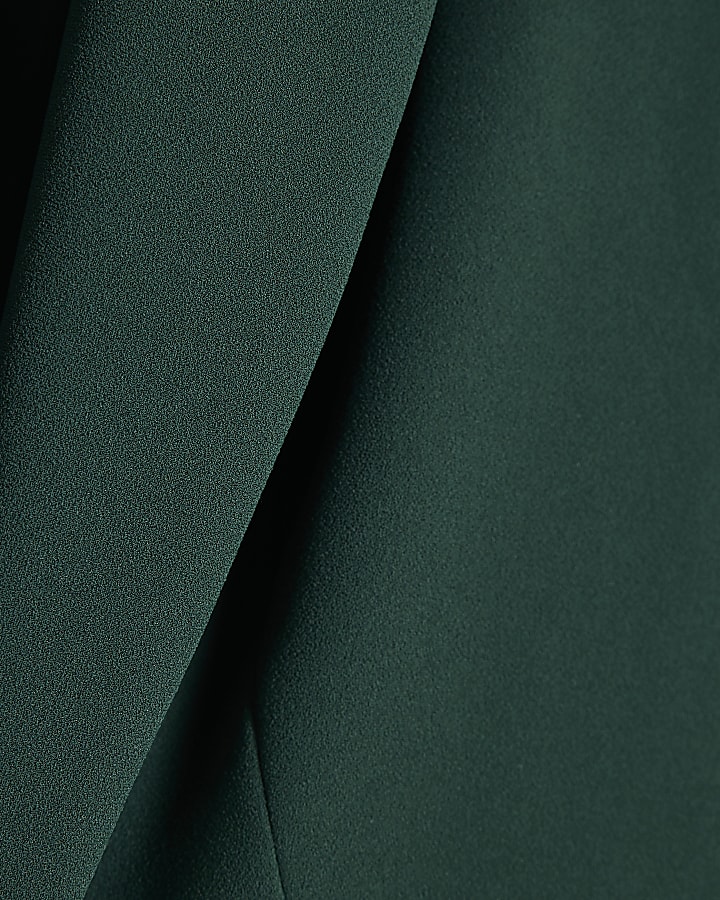 Green Crepe Blazer
