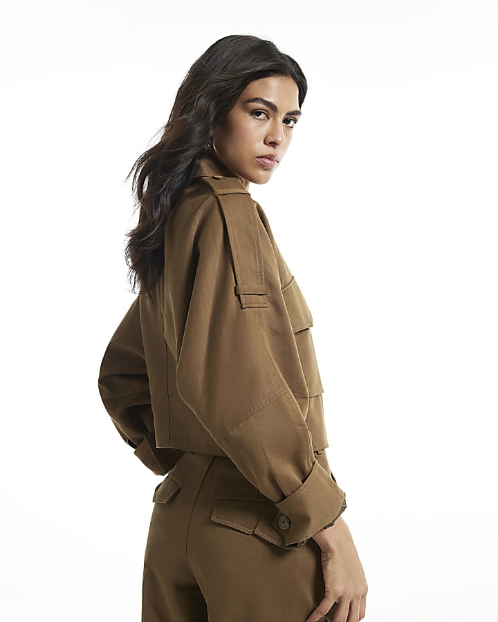 Green Utility Bomber Jacket