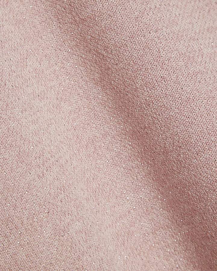 Petite Pink Metallic Vest Top