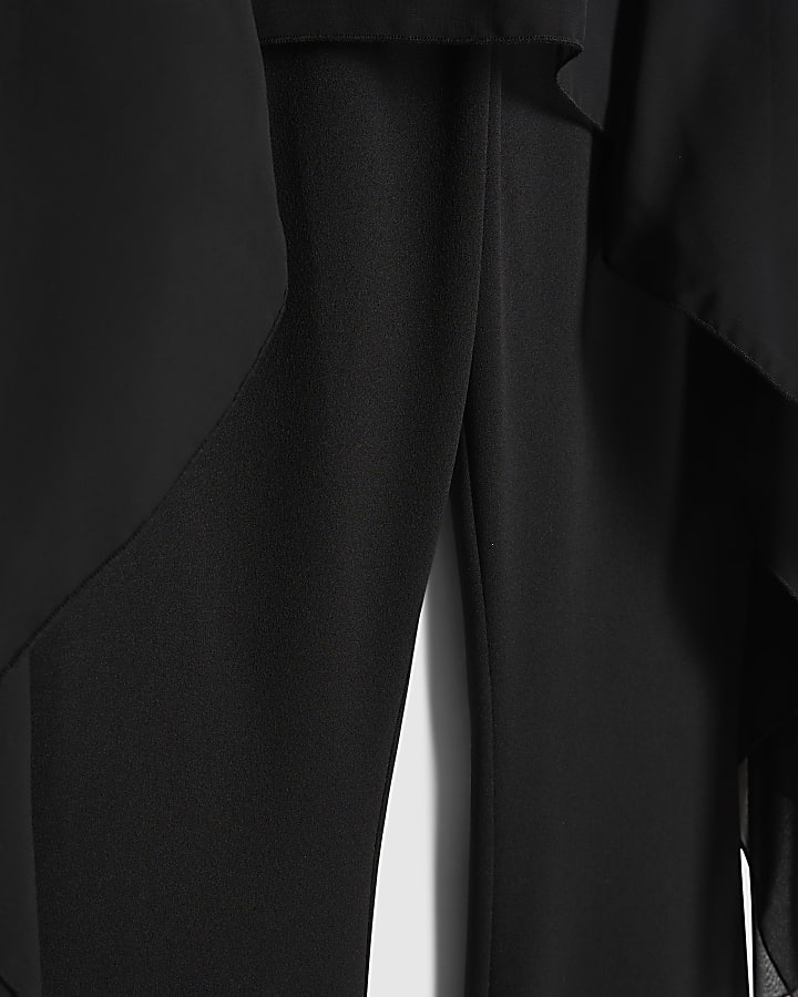 Petite Black Bandeau Jumpsuit