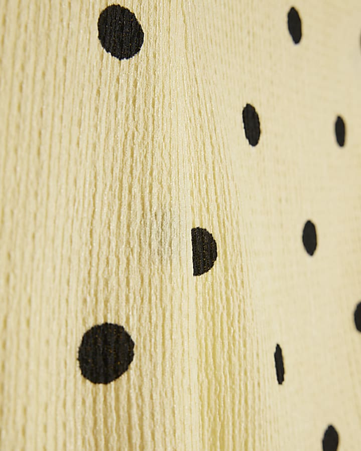 Yellow Polka Dot Cami Top