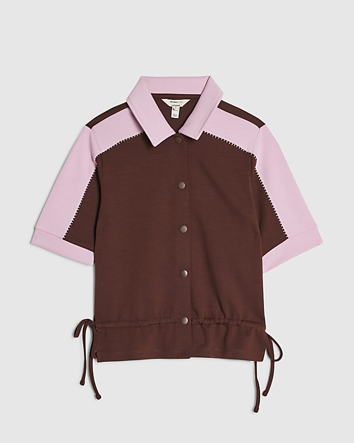 Brown Premium Short Sleeve Polo Shirt