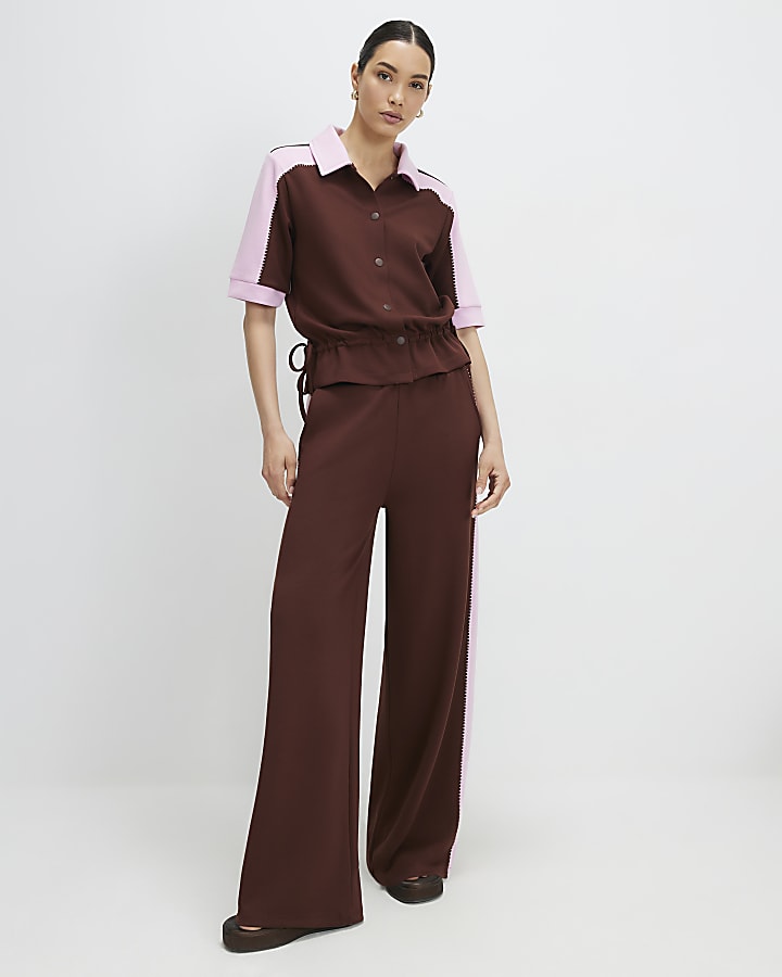 Brown Premium Short Sleeve Polo Shirt