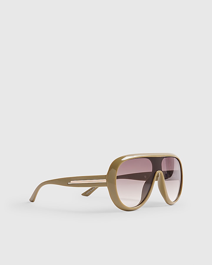 Green Oversized Sunglasses