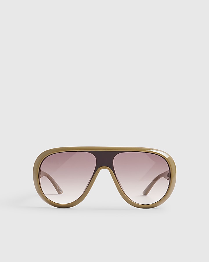 Green Oversized Sunglasses