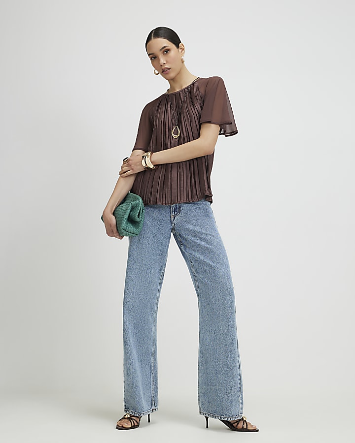 Brown Hybrid T-Shirt