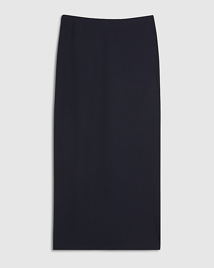 Navy Premium Maxi Skirt