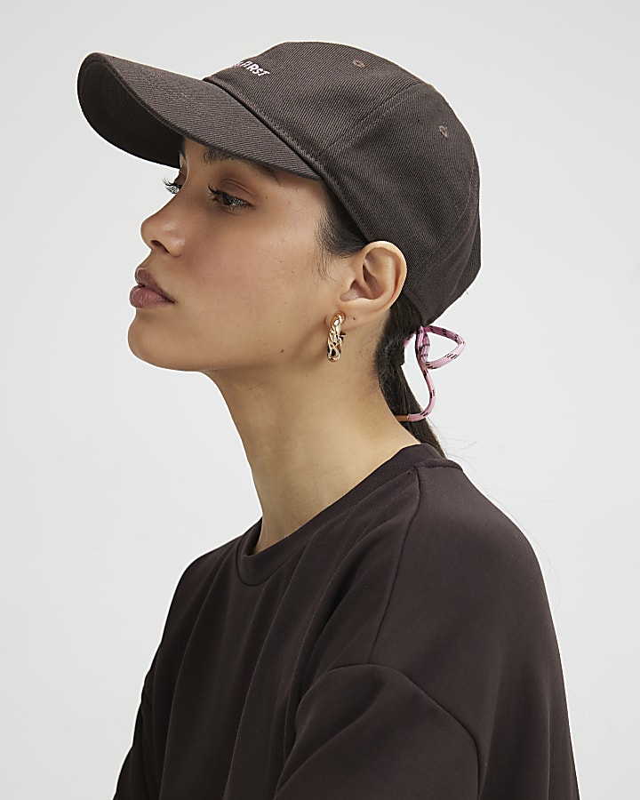 Brown Premium Short Sleeve Boxy T-shirt