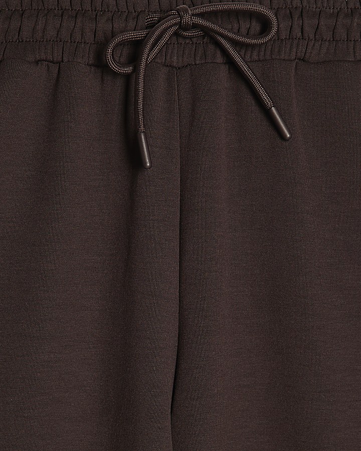 Brown Premium Wide Leg Joggers