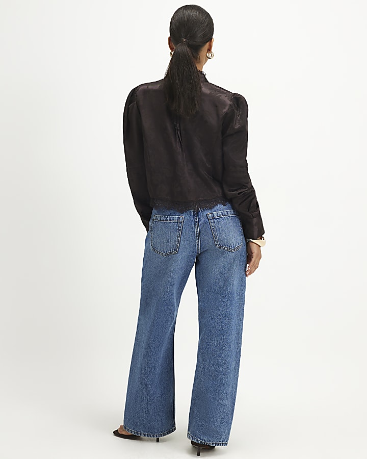 Petite Relaxed Straight Leg Jeans