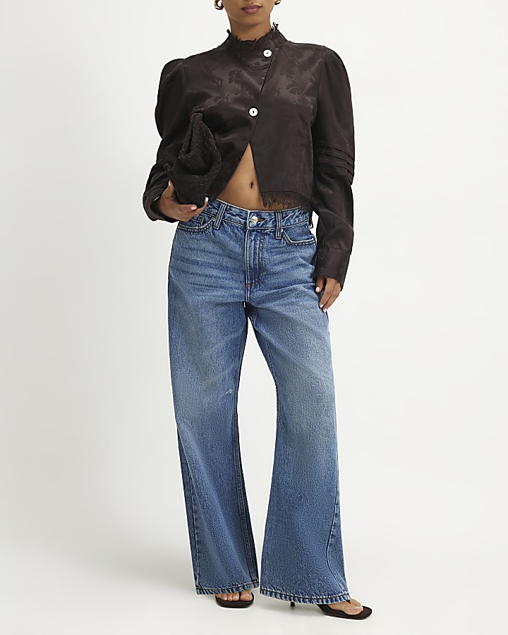 Petite Relaxed Straight Leg Jeans