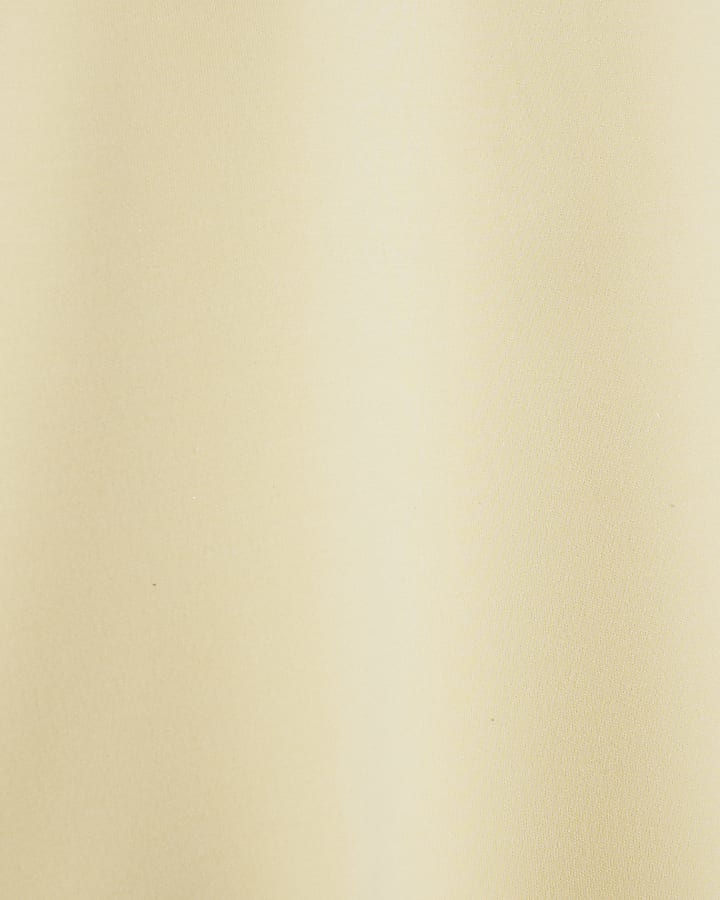 Yellow Premium Halter Neck Mini Dress