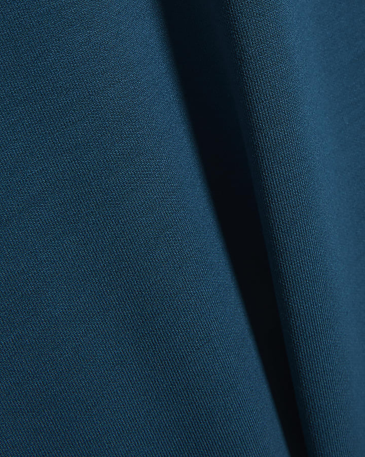 Blue Premium Short Sleeve Oversized T-Shirt