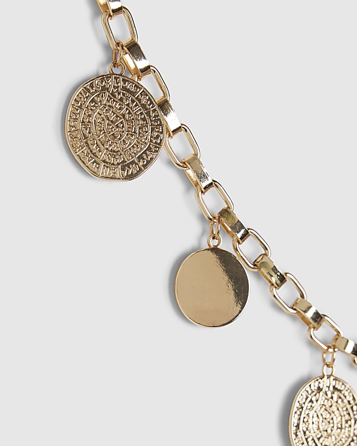 Gold Coin Chain Belt