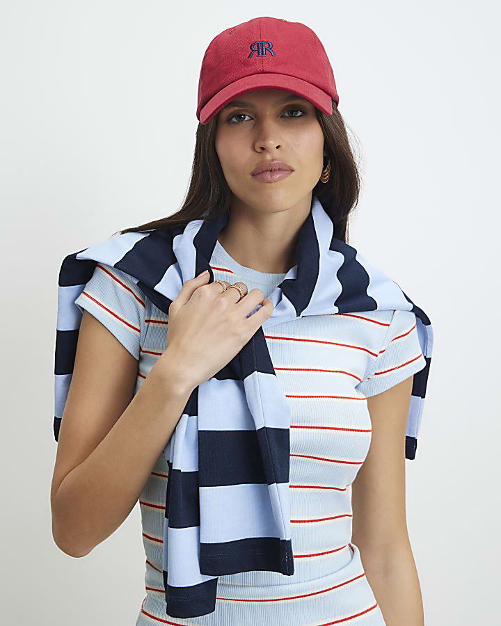 Red Cotton Logo Cap