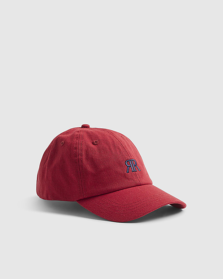 Red Cotton Logo Cap