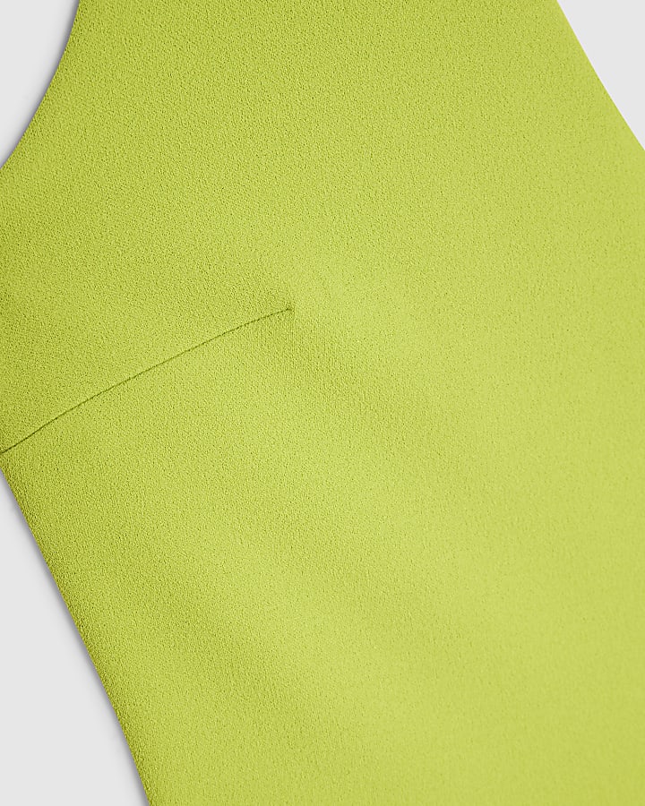 Green Halter Neck Jumpsuit