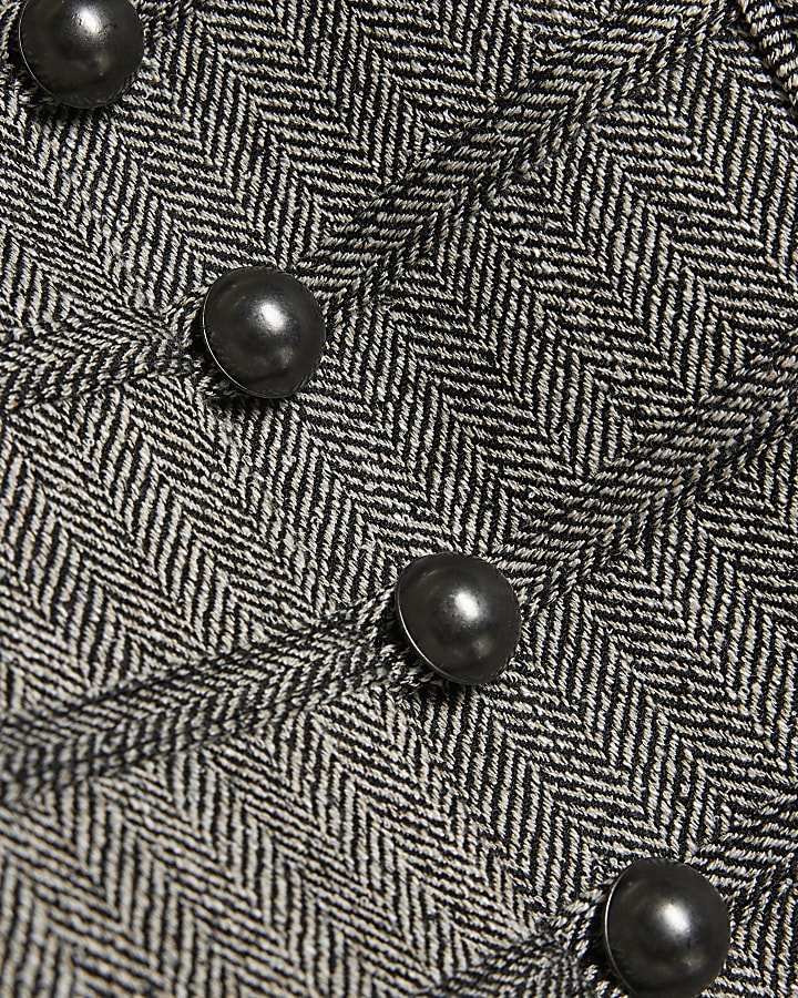 Petite Grey Drummer Boy Jacket