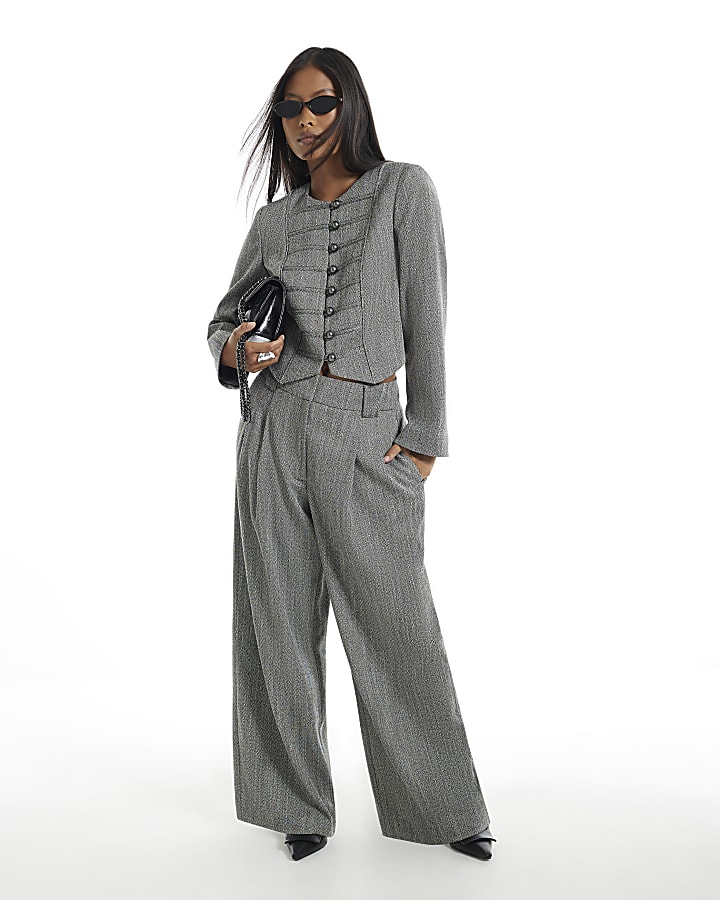 Petite Grey Drummer Boy Jacket