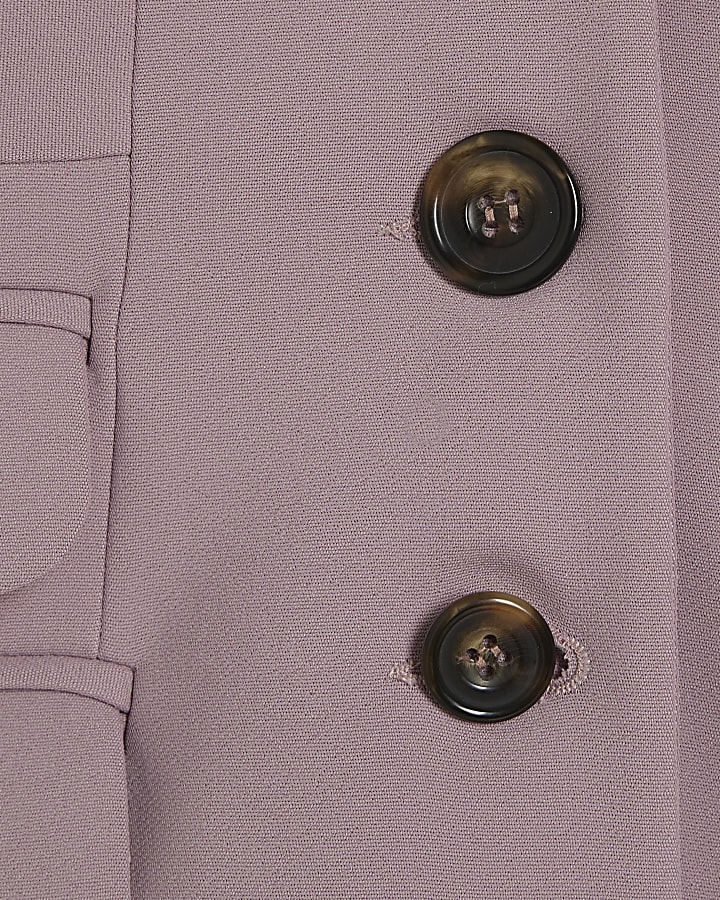 Purple RI Studio Cinch Waist Blazer