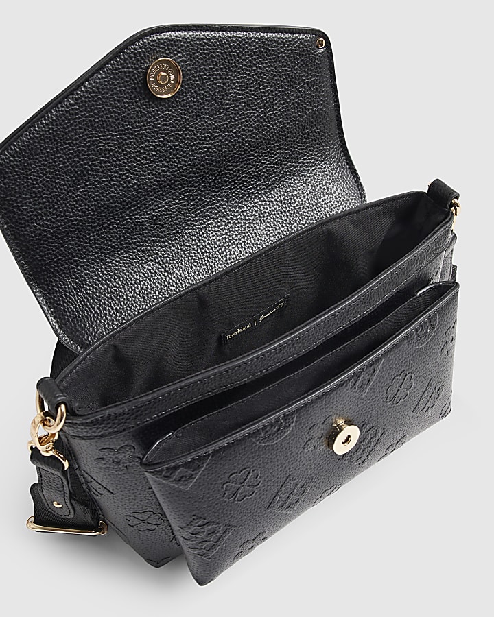 Black Monogram Triple Compartment Bag