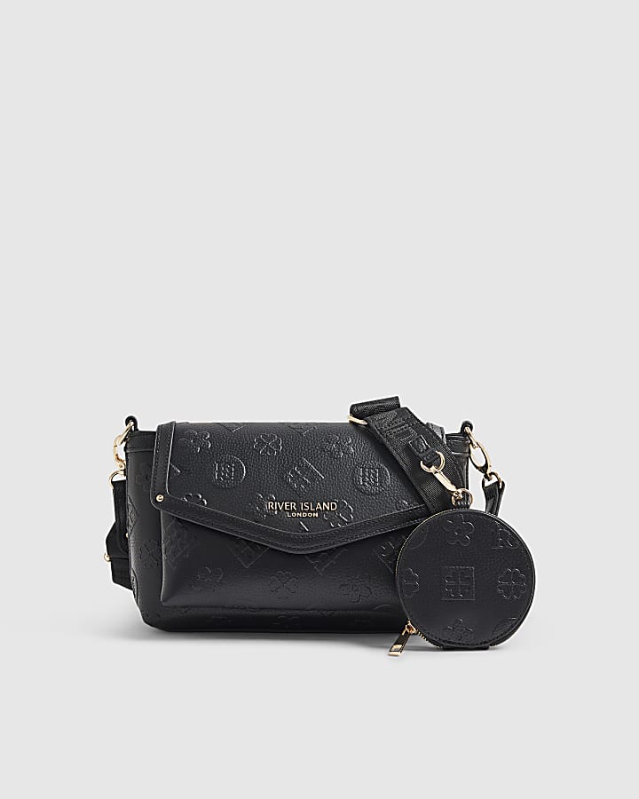 Black Monogram Triple Compartment Bag