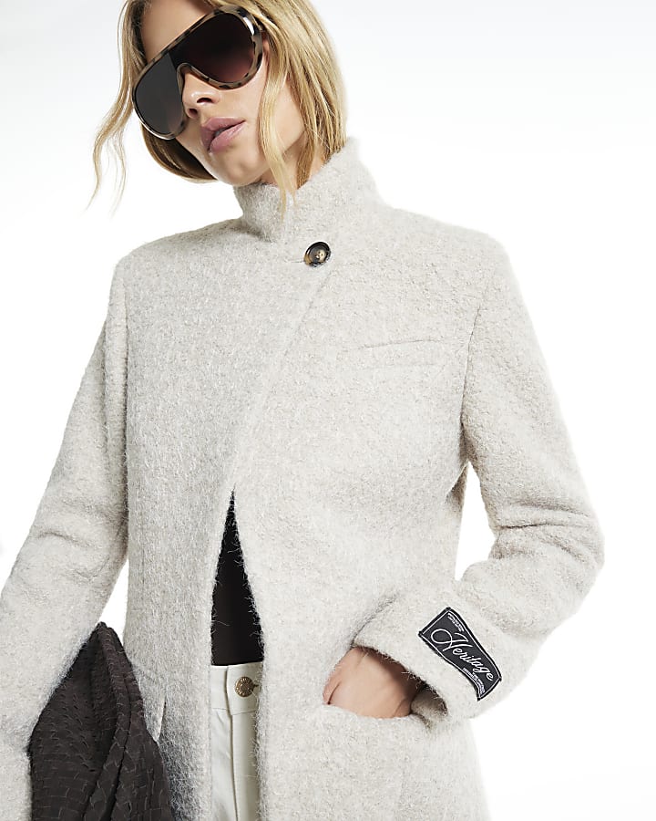 Grey High Break Blazer