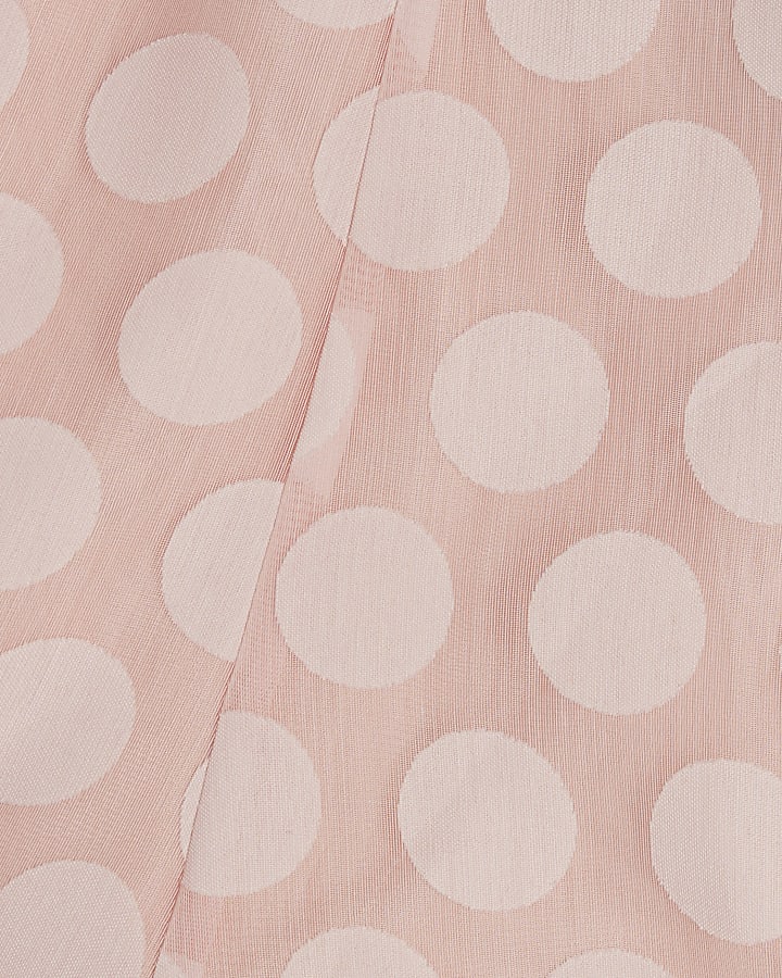 Pink Belted Polka Dot Shorts