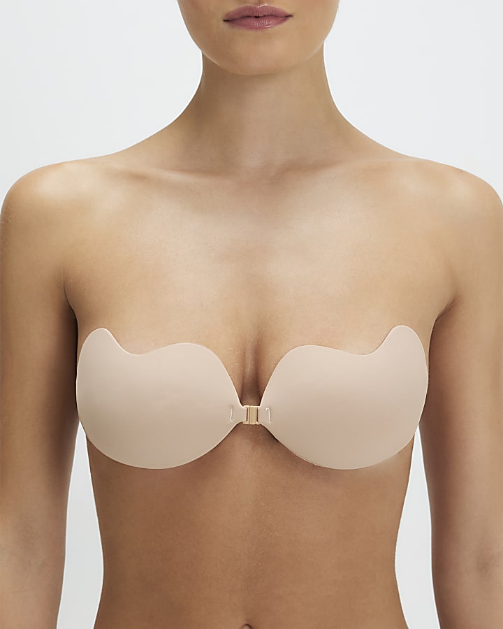 Beige Stick On Mango Bra