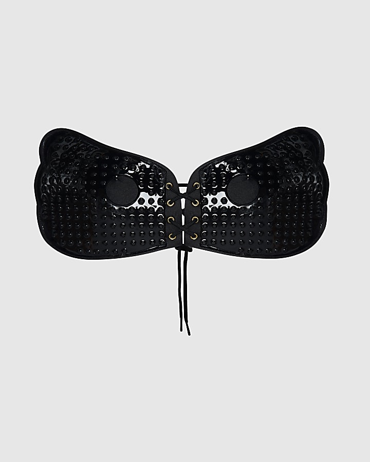 Black Stick On Push Up Bra