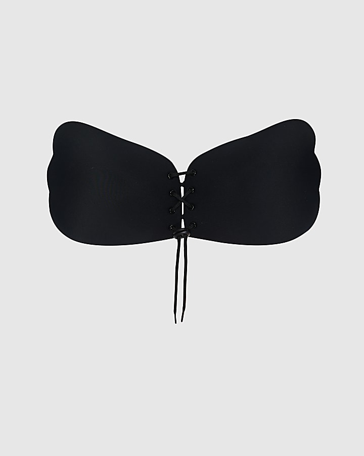 Black Stick On Push Up Bra