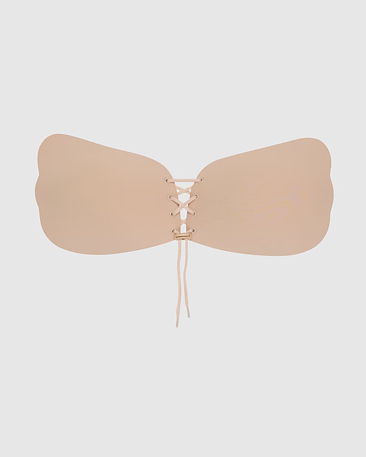 Beige Stick On Push Up Bra