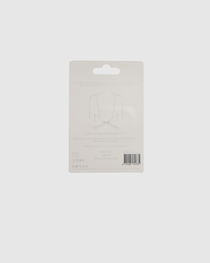 No Colour Transparent Low Back Straps