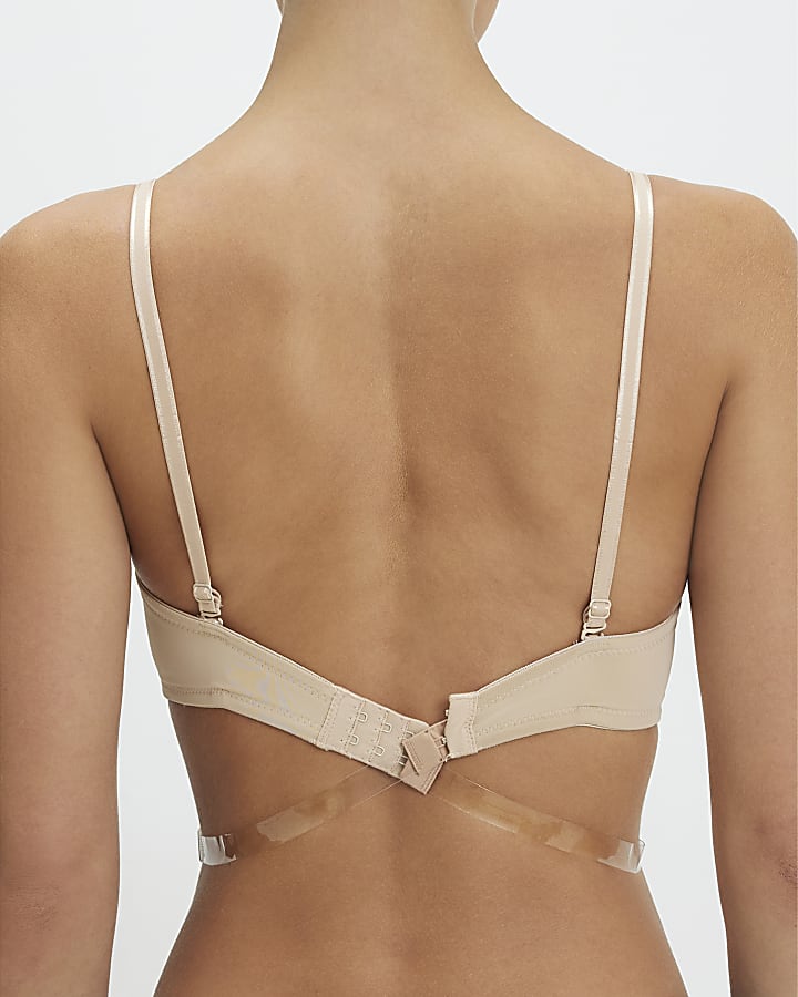 No Colour Transparent Low Back Straps