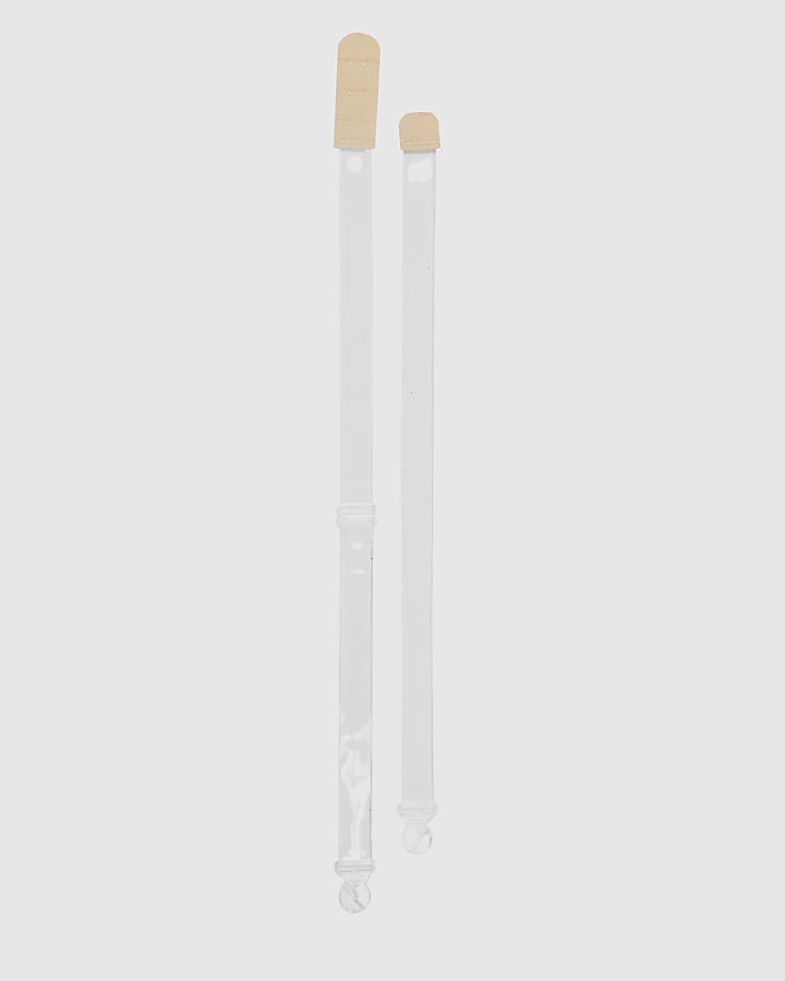 No Colour Transparent Low Back Straps