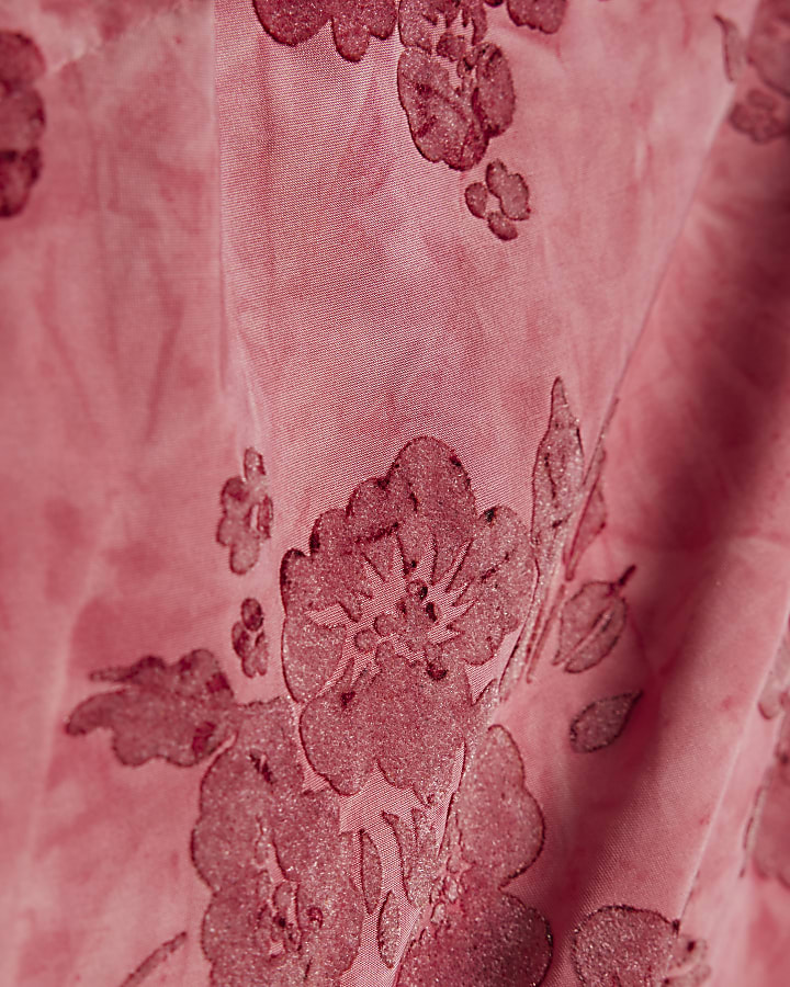 Pink Devore Cami Top