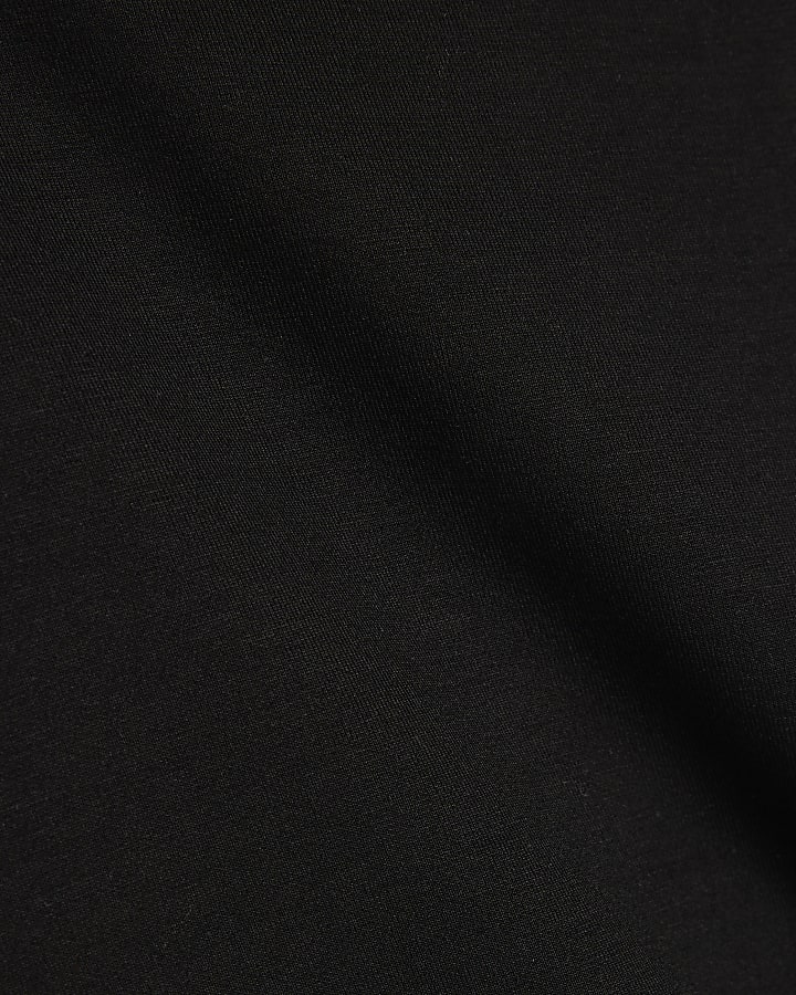Black Premium Halter Neck Mini Dress