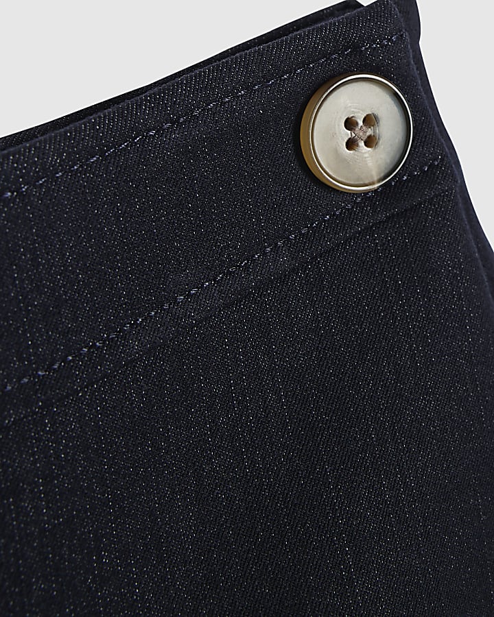 Denim Wrap Skort