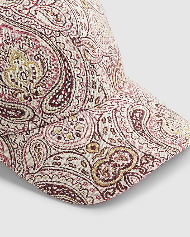 Pink Paisley Cap