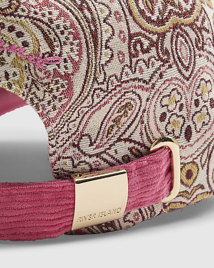 Pink Paisley Cap