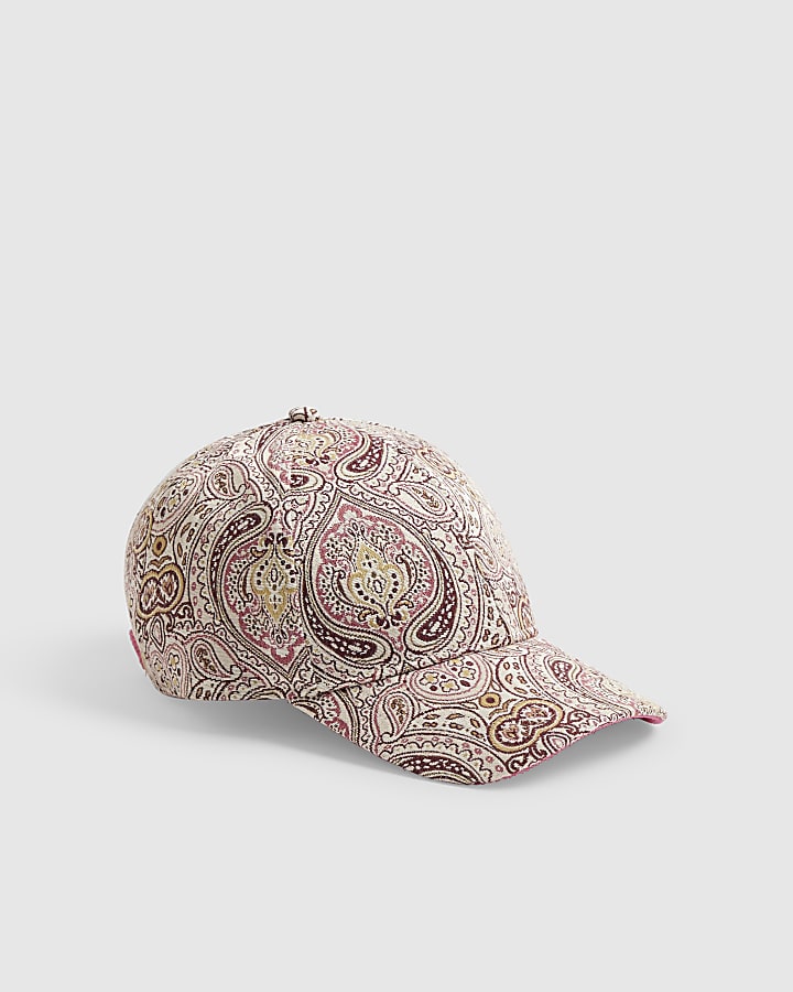 Pink Paisley Cap