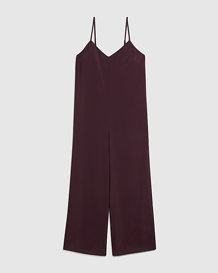 Red Cami Jumpsuit